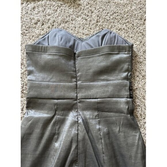 LOVE TEASE Cocktail Dress 3 Juniors Strapless Beaded detail Zipper Closure - Picture 9 of 12